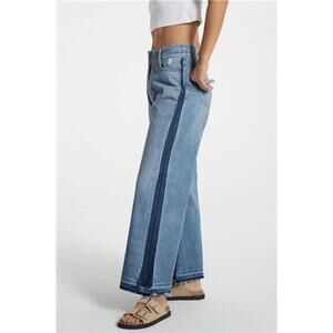Women's Mid Rise Wide Leg Jeans Casual Baggy Wide Leg Flared Jeans Trendy